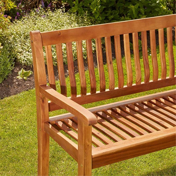 Acacia Seren Wooden Outdoor Garden Bench