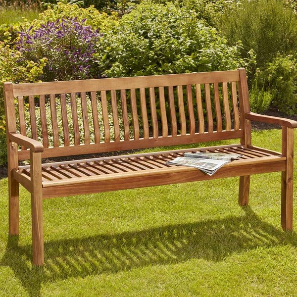 Acacia Seren Wooden Outdoor Garden Bench