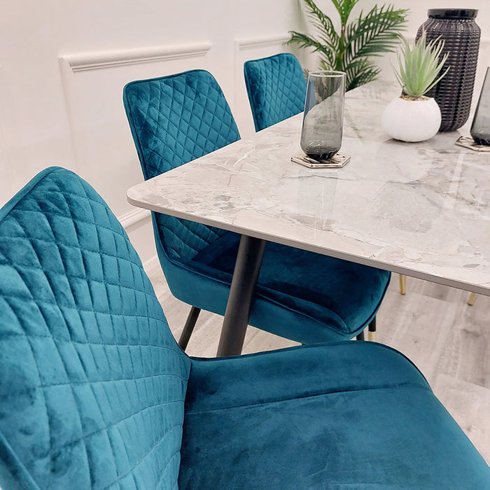 Luna Velvet Dining Chair -
