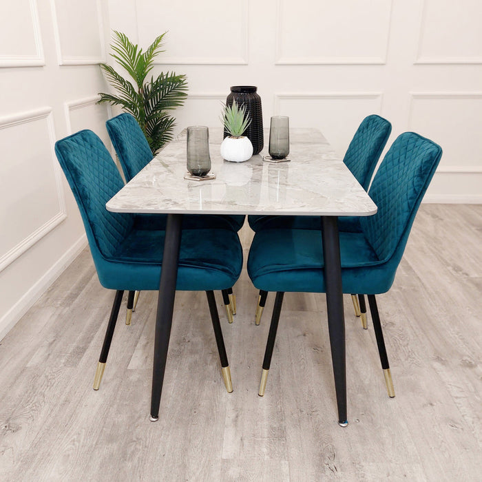 Luna Velvet Dining Chair -