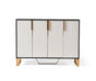 Amal Ribbed Furniture Range - Black, White & Gold