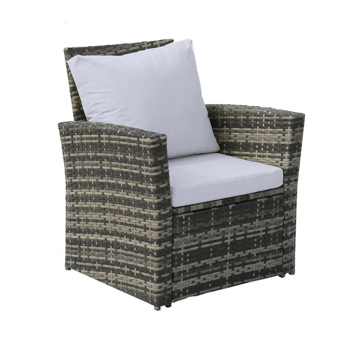 Outdoor Rattan 4 Seater Dining Set