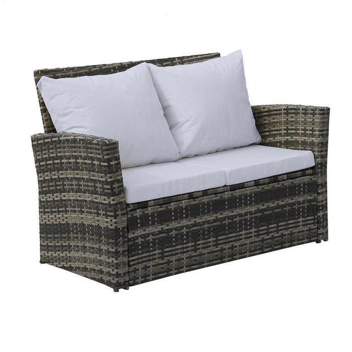Outdoor Rattan 4 Seater Dining Set