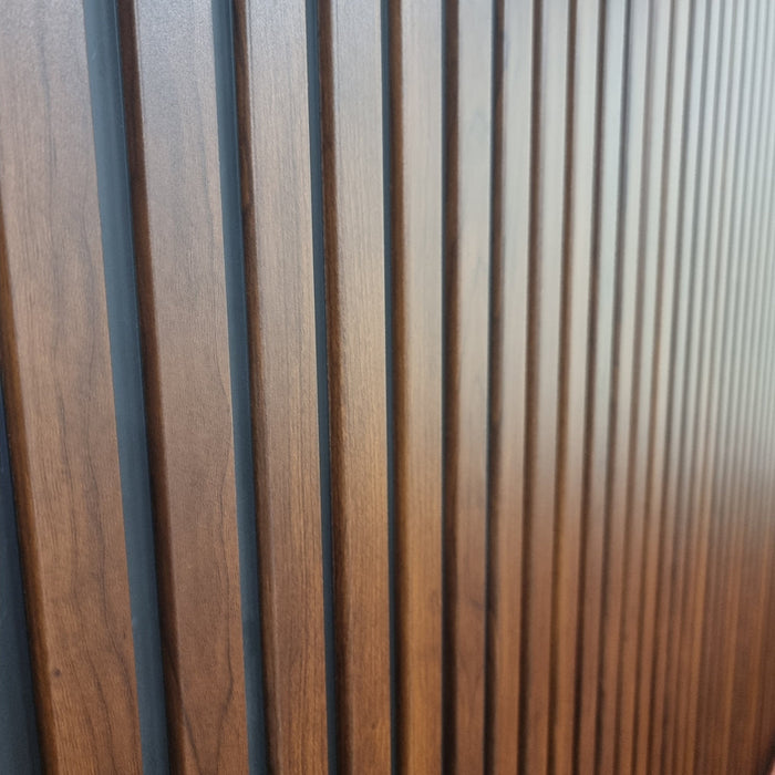 Wood Effect Slatted Wall Panel