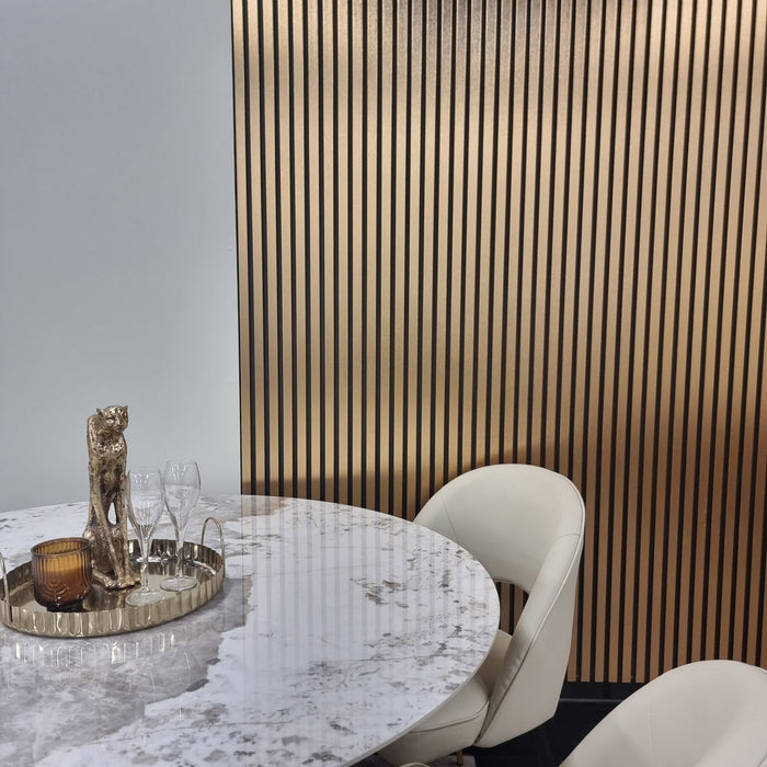 Wood Effect Slatted Wall Panel