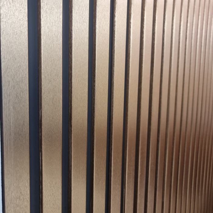 Wood Effect Slatted Wall Panel