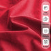 Pillow Cases 2 Pack Standard Size Polyester Cotton Pillow Cover with Envelop Closure Wrinkle Fade Resistant Pillowcases Machine Washable (Red, 50 X 75 Cm | Pack of 2)