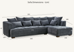 ALUXO® Gramercy Group in Steel Velvet