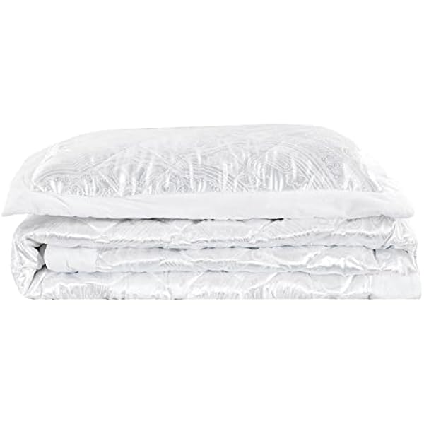Luxury Quilted 3 Piece Camden Bedspread Set Microfiber Satin Jacquard Bedding Set Includes Soft Bed Throw Comforter with Pillow Shams Machine Washable