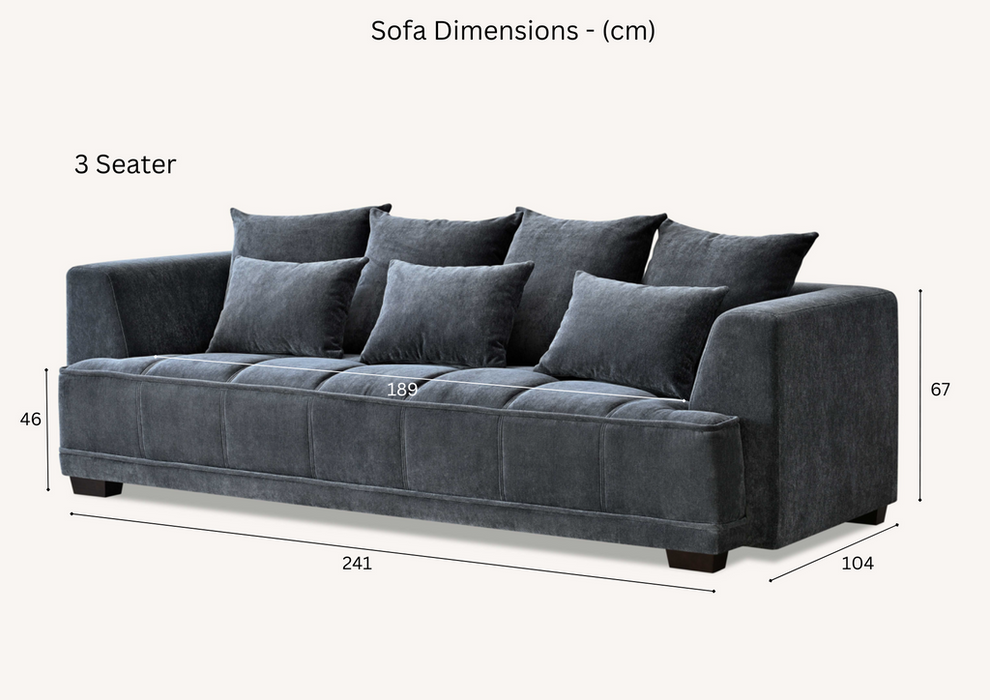 Aluxo Gramercy Group In Steel Velvet