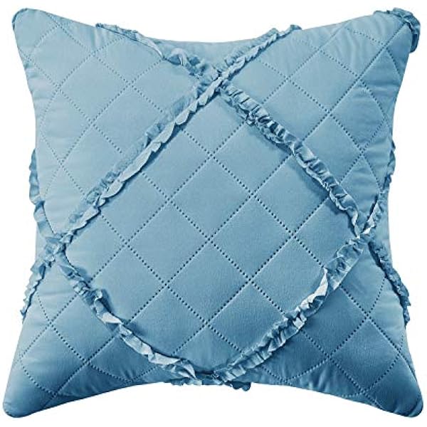 Quilted Bedspread Embossed Pattern Comforter Coverlet Bedding Set Bed Throw With 2 Pillow Shams
