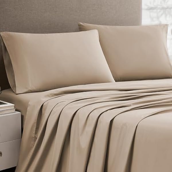 Pillow Cases 2 Pack Standard Size Polyester Cotton Pillow Cover with Envelop Closure Wrinkle Fade Resistant Pillowcases Machine Washable