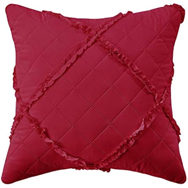 Quilted Bedspread Embossed Pattern Comforter Coverlet Bedding Set Bed Throw With 2 Pillow Shams