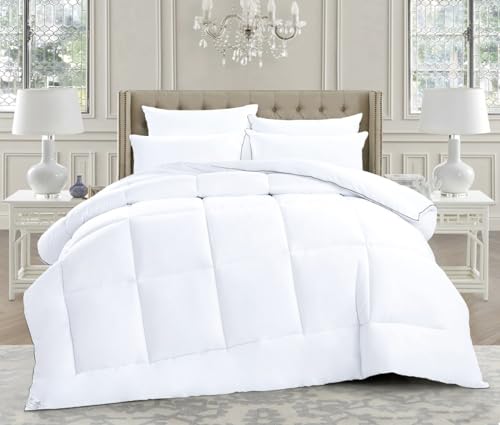Duvets Microfiber Premium Hotel Quality Anti-Allergy Soft Cozy Quilts All Season Duvet Feels Like Down