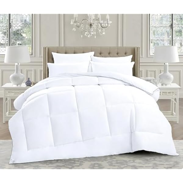 Duvets Microfiber Premium Hotel Quality Anti-Allergy Soft Cozy Quilts All Season Duvet Feels Like Down