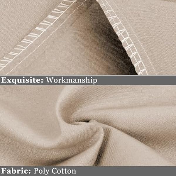 Pillow Cases 2 Pack Standard Size Polyester Cotton Pillow Cover with Envelop Closure Wrinkle Fade Resistant Pillowcases Machine Washable