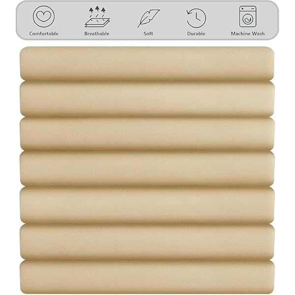Luxury Polyester Cotton Percale Flat Sheet Bedding - Soft, Cozy, Wrinkle and Fade Resistant Bed Top Sheet Bedding Flat Sheet