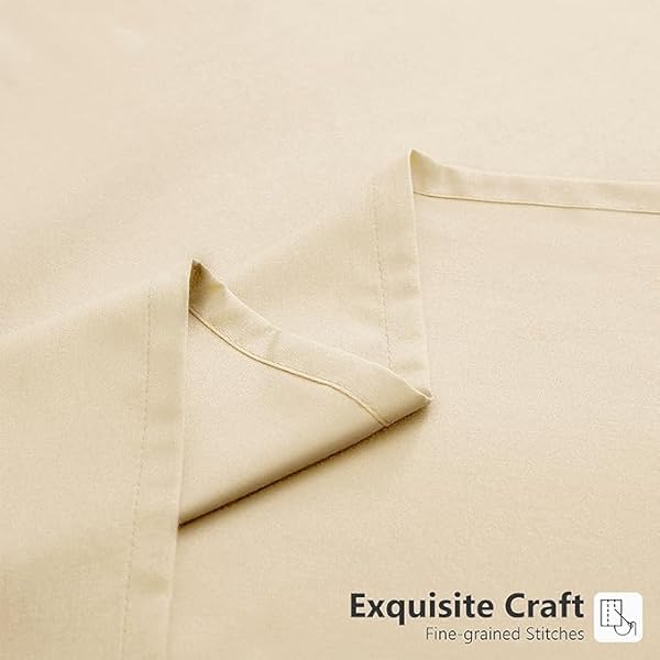 Luxury Polyester Cotton Percale Flat Sheet Bedding - Soft, Cozy, Wrinkle and Fade Resistant Bed Top Sheet Bedding Flat Sheet