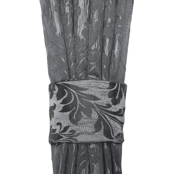 Richmond Curtains for Living Room Ring Top Jacquard Curtains Fully Lined Modern Panels Eyelet Curtains for Bedroom with Tie Backs