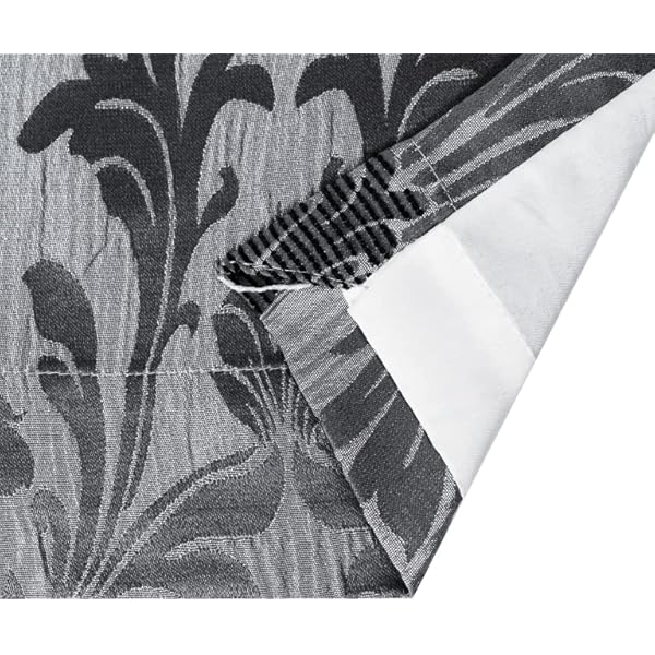 Richmond Curtains for Living Room Ring Top Jacquard Curtains Fully Lined Modern Panels Eyelet Curtains for Bedroom with Tie Backs