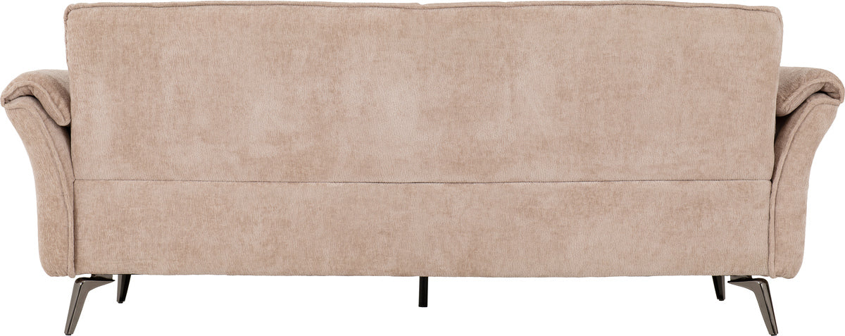 Amalfi 3 Seater Sofa Champagne Fabric