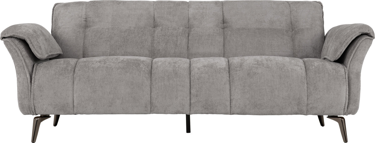 Amalfi 3 Seater Sofa Grey Fabric