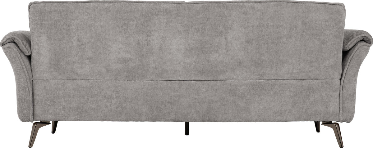 Amalfi 3 Seater Sofa Grey Fabric