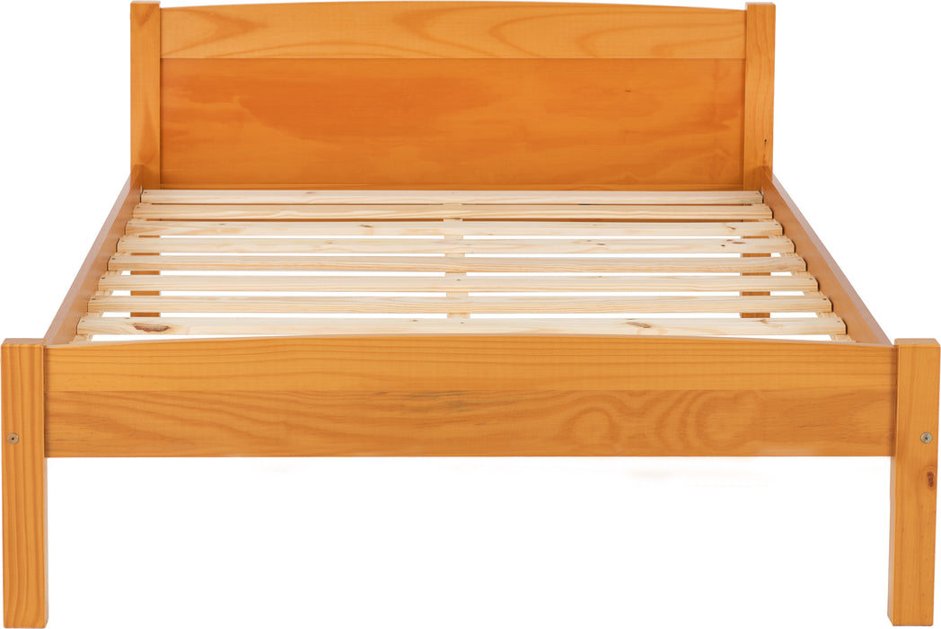 Amber 4'6" Bed Antique Pine