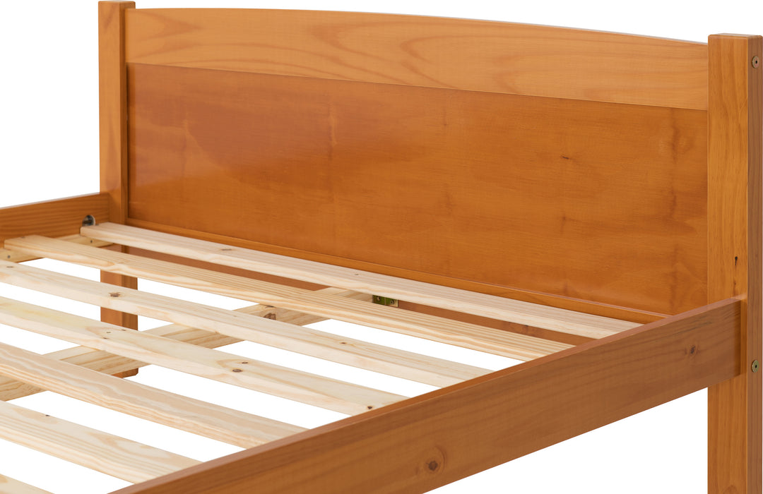 Amber 4'6" Bed Antique Pine