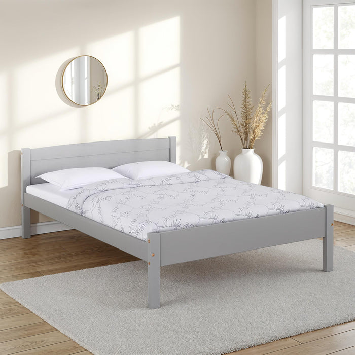 Amber 4'6" Bed Grey Slate