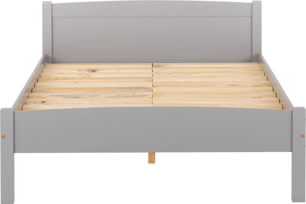 Amber 4'6" Bed Grey Slate