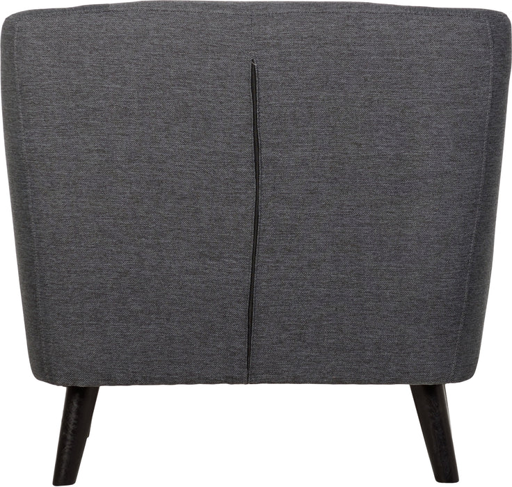 Ashley 1 Seater Sofa Dark Grey Fabric