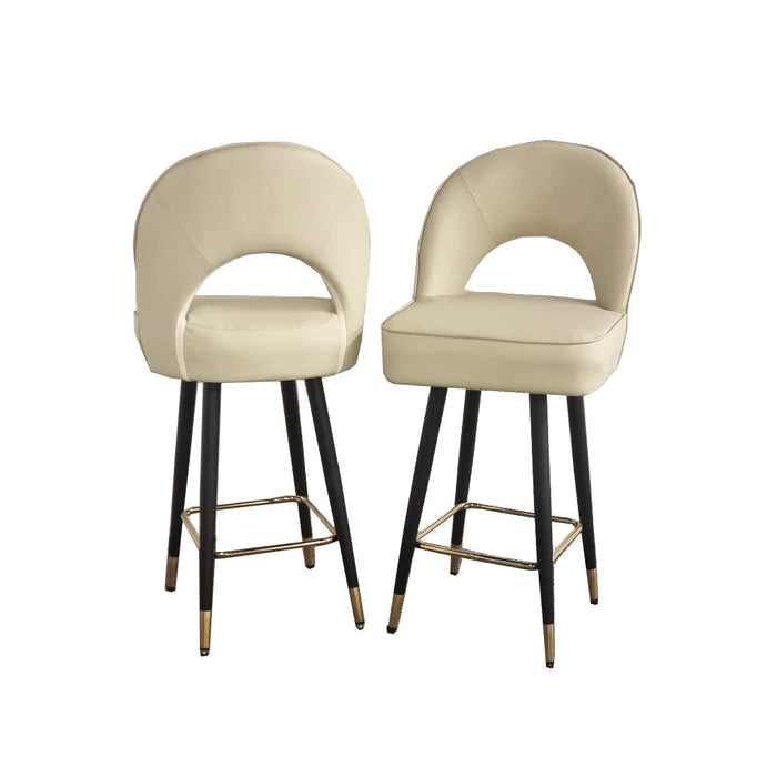 Astra Bar Stool Cream Velvet