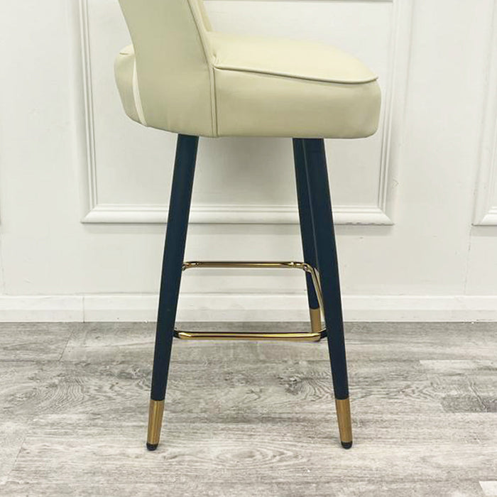 Astra Bar Stool Cream Velvet