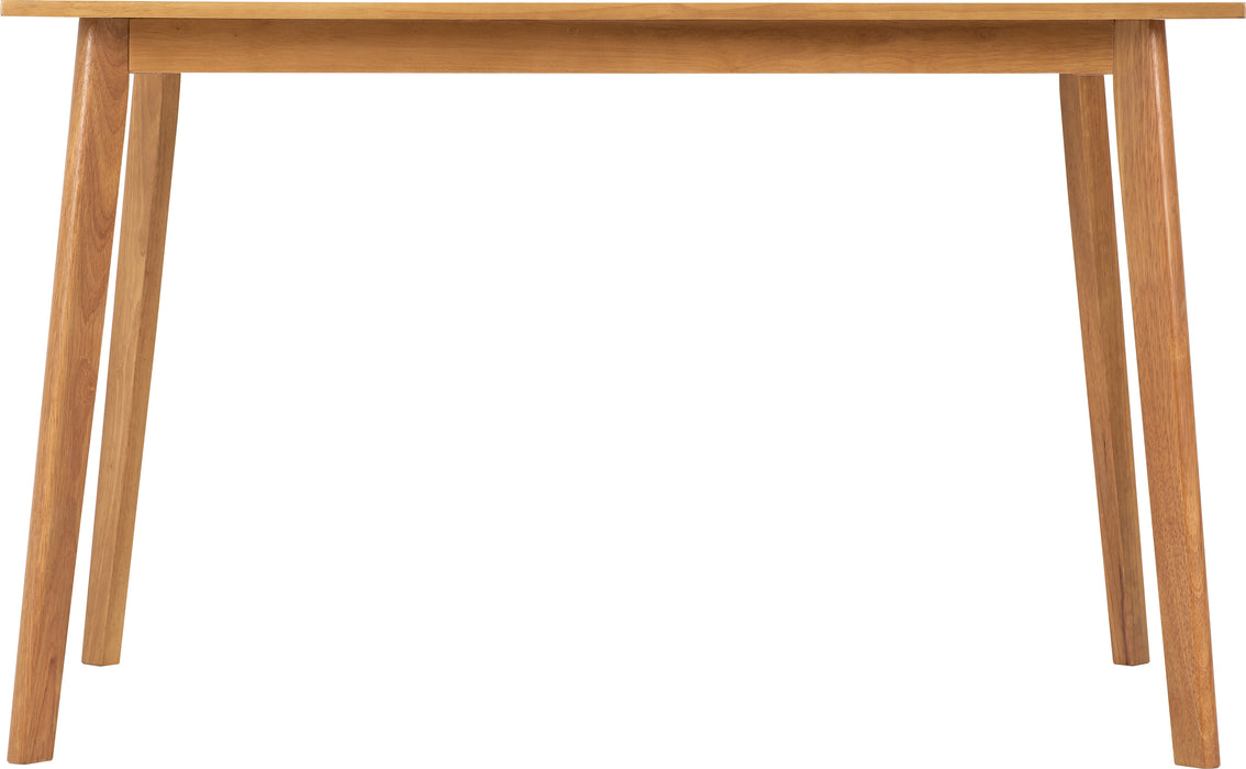 Austin 1+2 Dining Bench Set Oak Effect/Grey Fabric