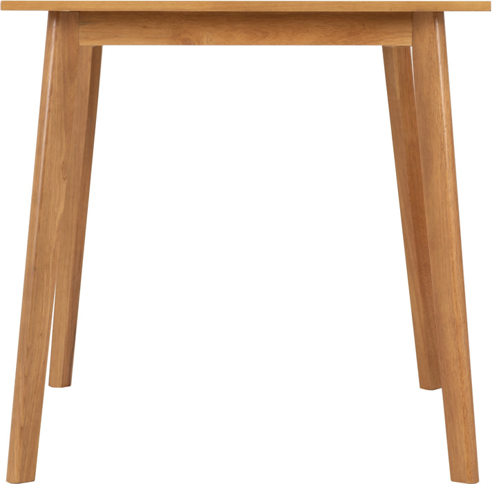 Austin & Ellis Dining Bench Set (2 Chairs) Oak Effect/Grey Fabric