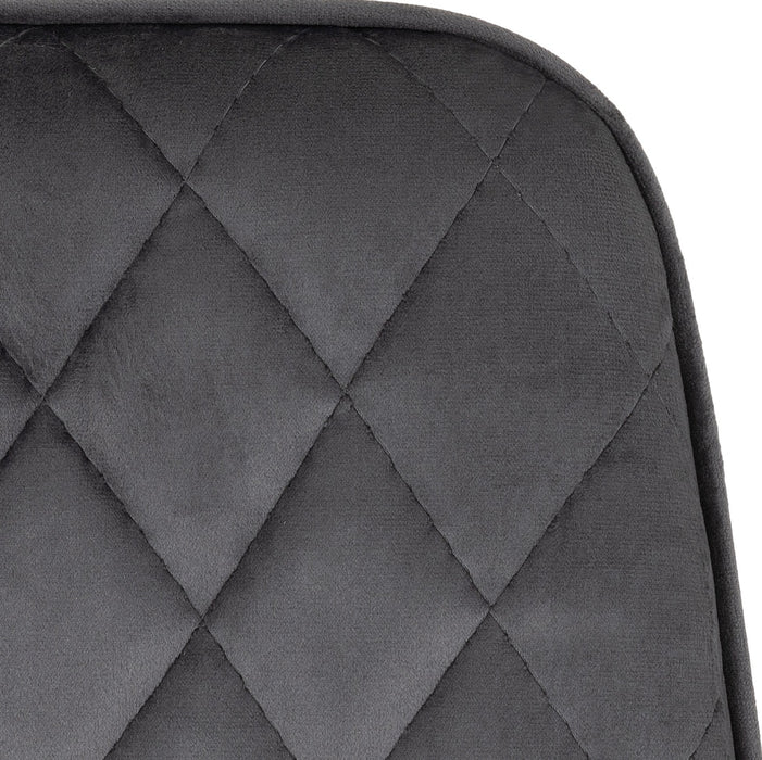 Avery Chair (Box of 2) Grey Velvet