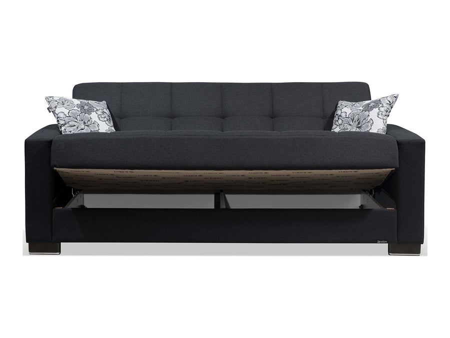 3 Seater Ottoman Storage Sofa Bed Modern Luxury Bedroom - UK Made