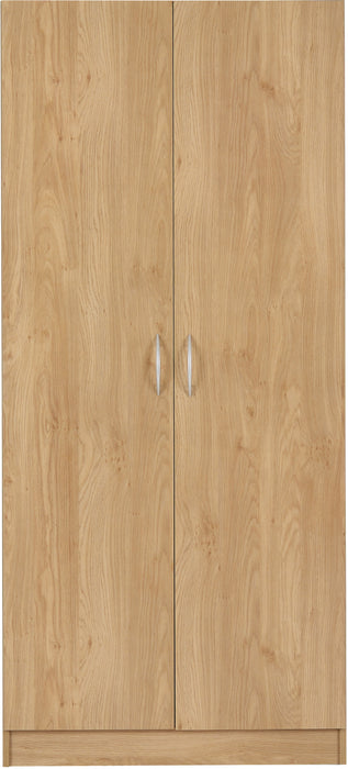 Bellingham 2 Door Wardrobe Oak Effect Veneer
