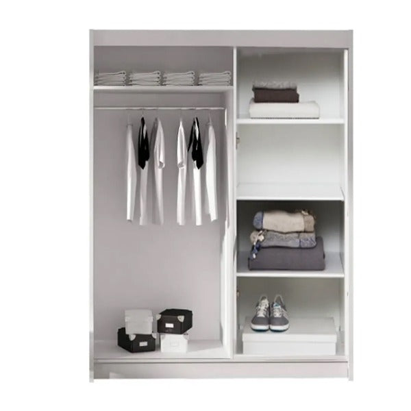 BOBBY WHITE 3 DOOR WARDROBE