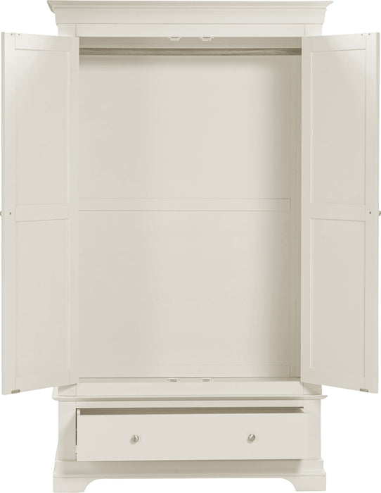 Bordeaux 2 Door Wardrobe Ivory