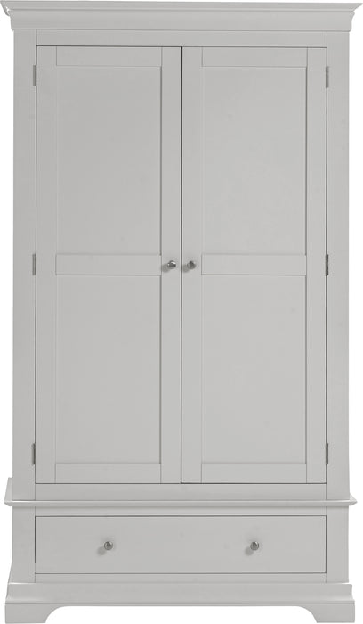 Bordeaux 2 Door Wardrobe Pebble Grey