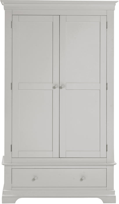 Bordeaux 2 Door Wardrobe Pebble Grey