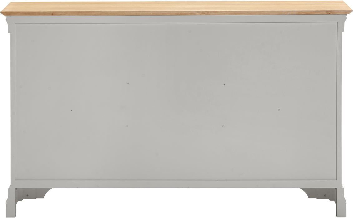 Bordeaux 2 Door 3 Drawer Sideboard Pebble Grey/Oak
