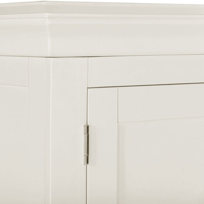 Bordeaux 3 Door Wardrobe Ivory
