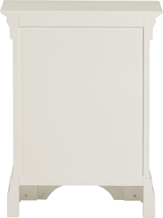 Bordeaux 3 Drawer Bedside Ivory