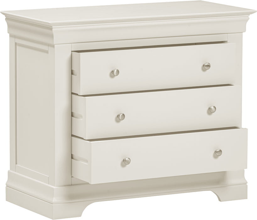 Bordeaux 3 Drawer Chest Ivory