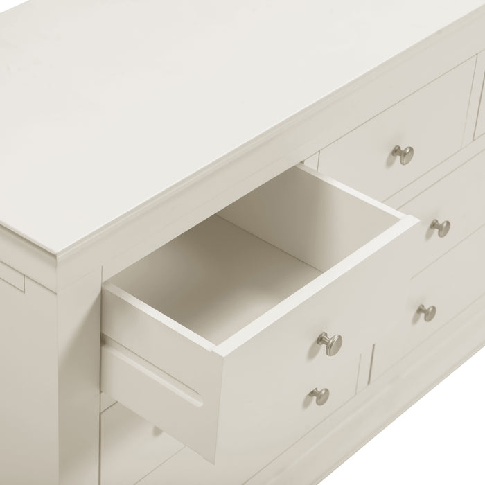 Bordeaux 3+2 Drawer Chest Ivory