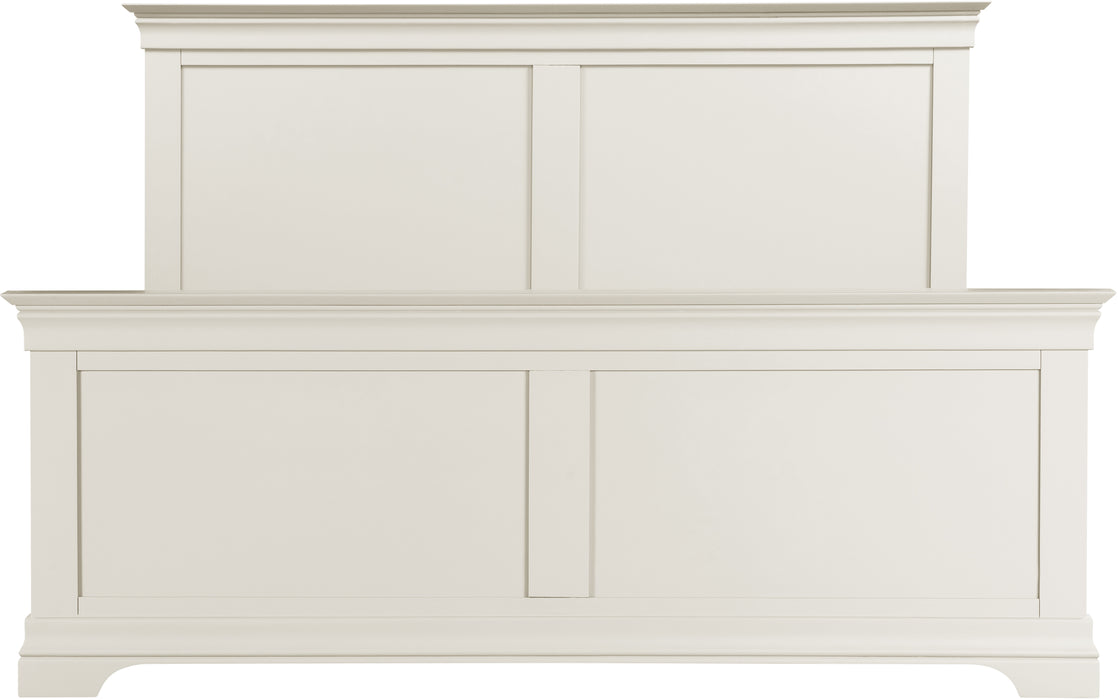 Bordeaux 5' Bed High Foot End Ivory