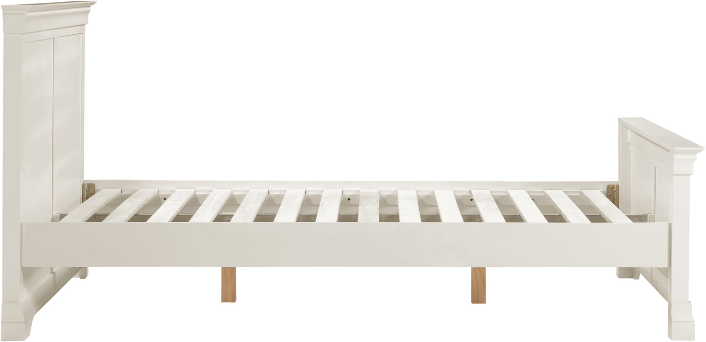Bordeaux 5' Bed High Foot End Ivory